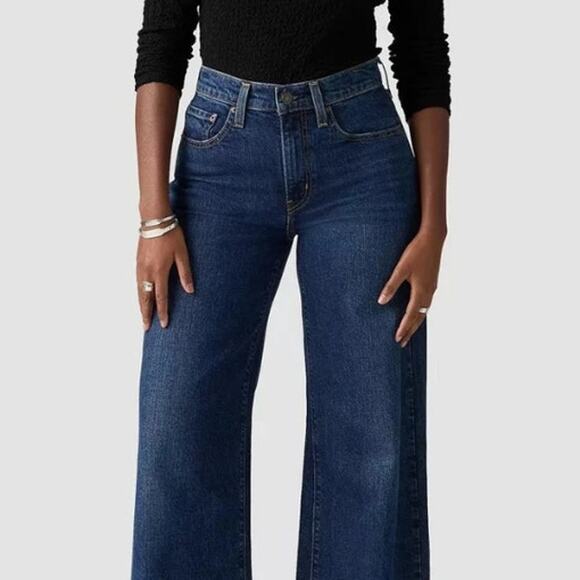 NEW Levi High Rise Wide Leg Jeans - Picture 7 of 7